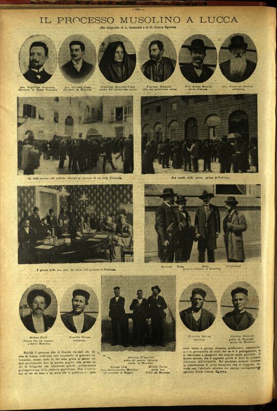 Scene e personaggi del processo Musolino a Lucca