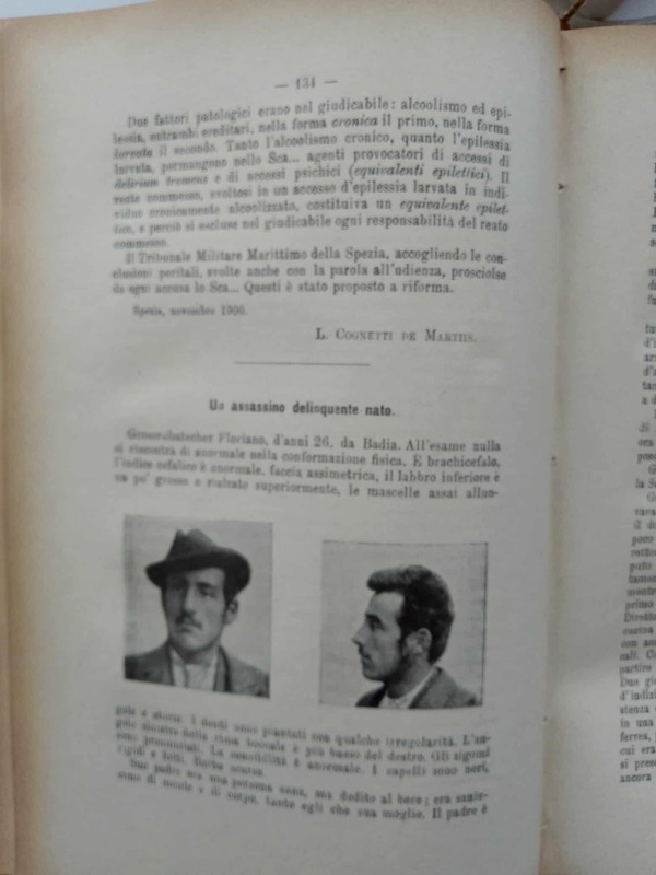 Ritratti di fronte e di profilo di Florian Grossrubatscher