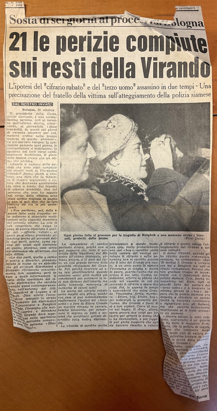 Giorgio Bocca, *21 le perizie compiute sui resti della Virando*«Gazzetta del Popolo», ottobre 1951
