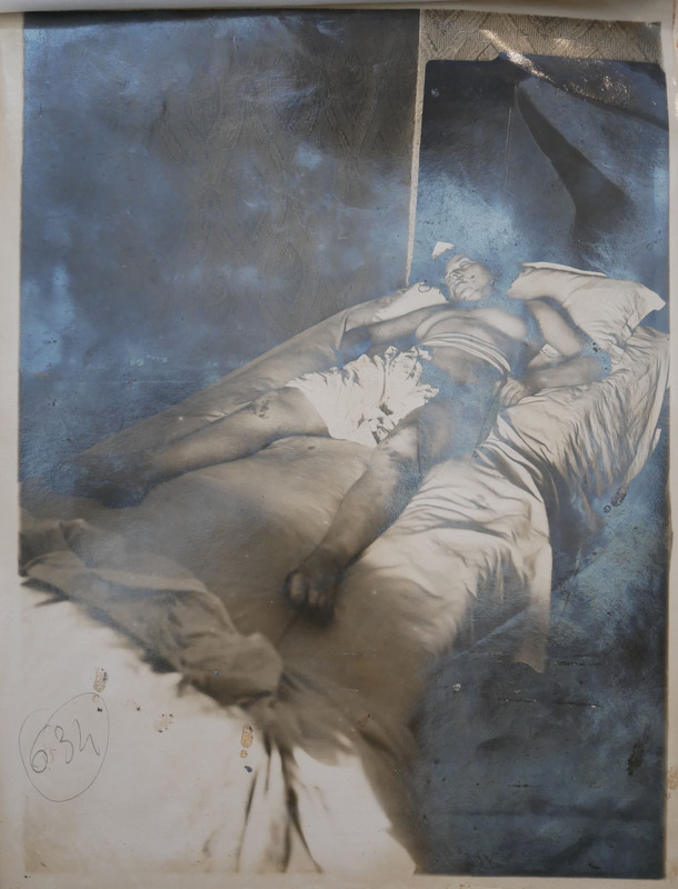 Il cadavere di Vittoria Nicolotti nel suo letto