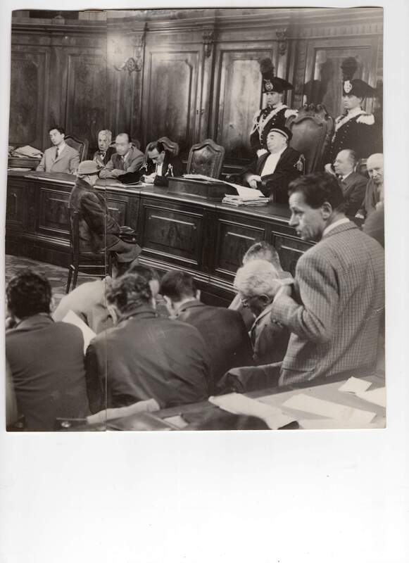 La deposizione di un teste durante il processo di cassazione a carico di Ettore Grande