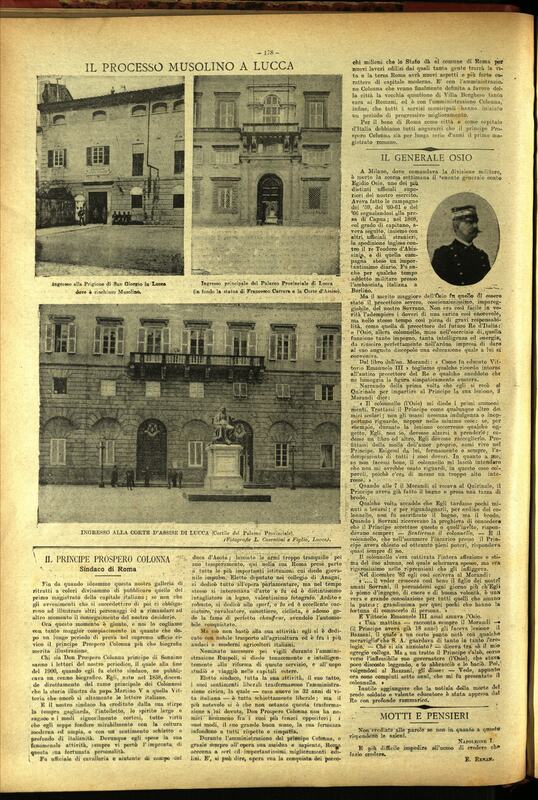 Le sedi del processo Musolino a Lucca alla vigilia dell'evento giudiziario