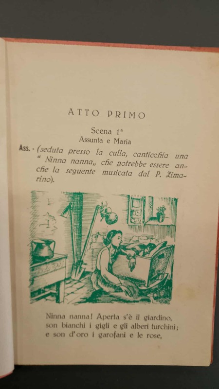 La madre di Maria Goretti canticchia la ninna nanna alla figlia infante