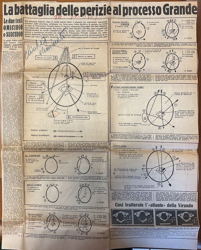 G.C., *La battaglia delle perizie al processo Grande*, «Gazzetta del Popolo», 11 novembre 1951
