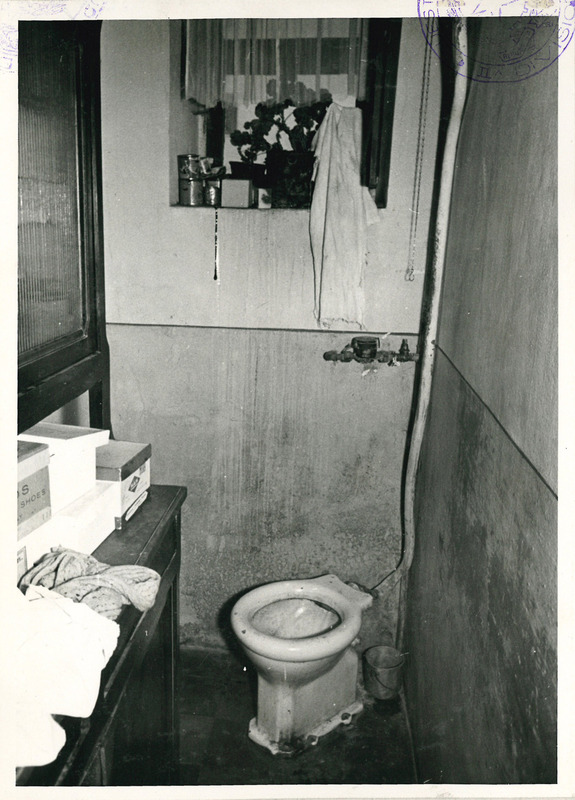 Il gabinetto nell’abitazione della famiglia Perseghin-Birro