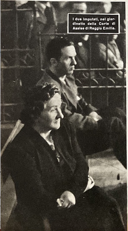 Leonarda Cianciulli e Giuseppe Pansardi al processo