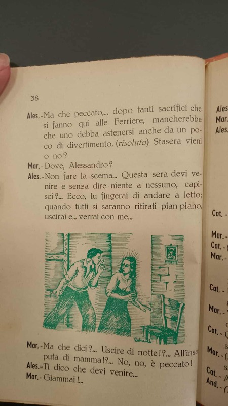 Alessandro Serenelli dichiara a Maria Goretti il proprio appetito sessuale
