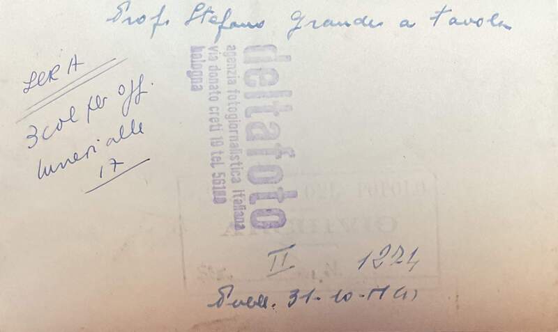 Prof. Stefano Grande a tavola