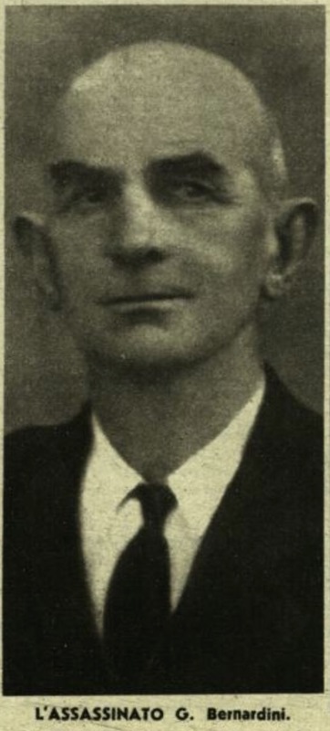 L'assassinato Giuseppe Bernardini