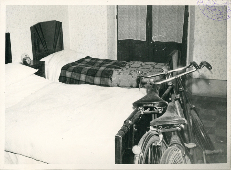 La camera da letto nell’abitazione della famiglia Perseghin-Birro