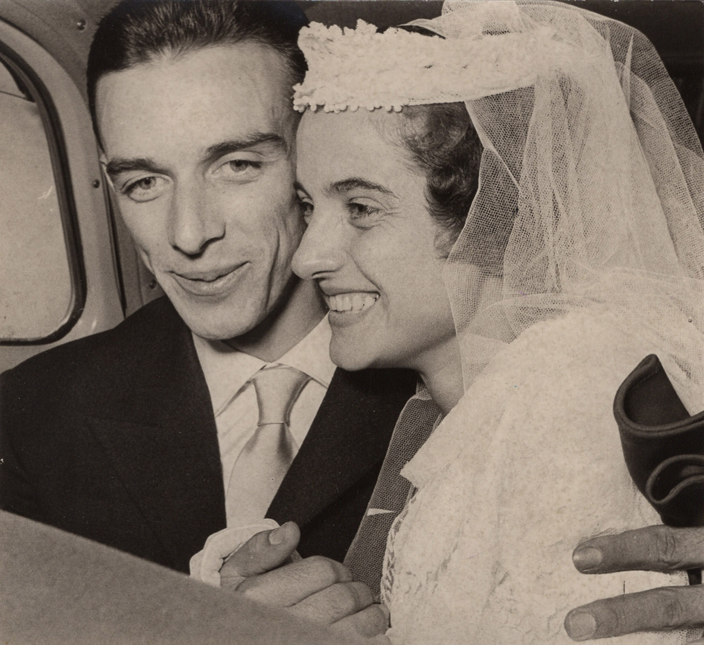 Aldo Cugini il giorno delle nozze