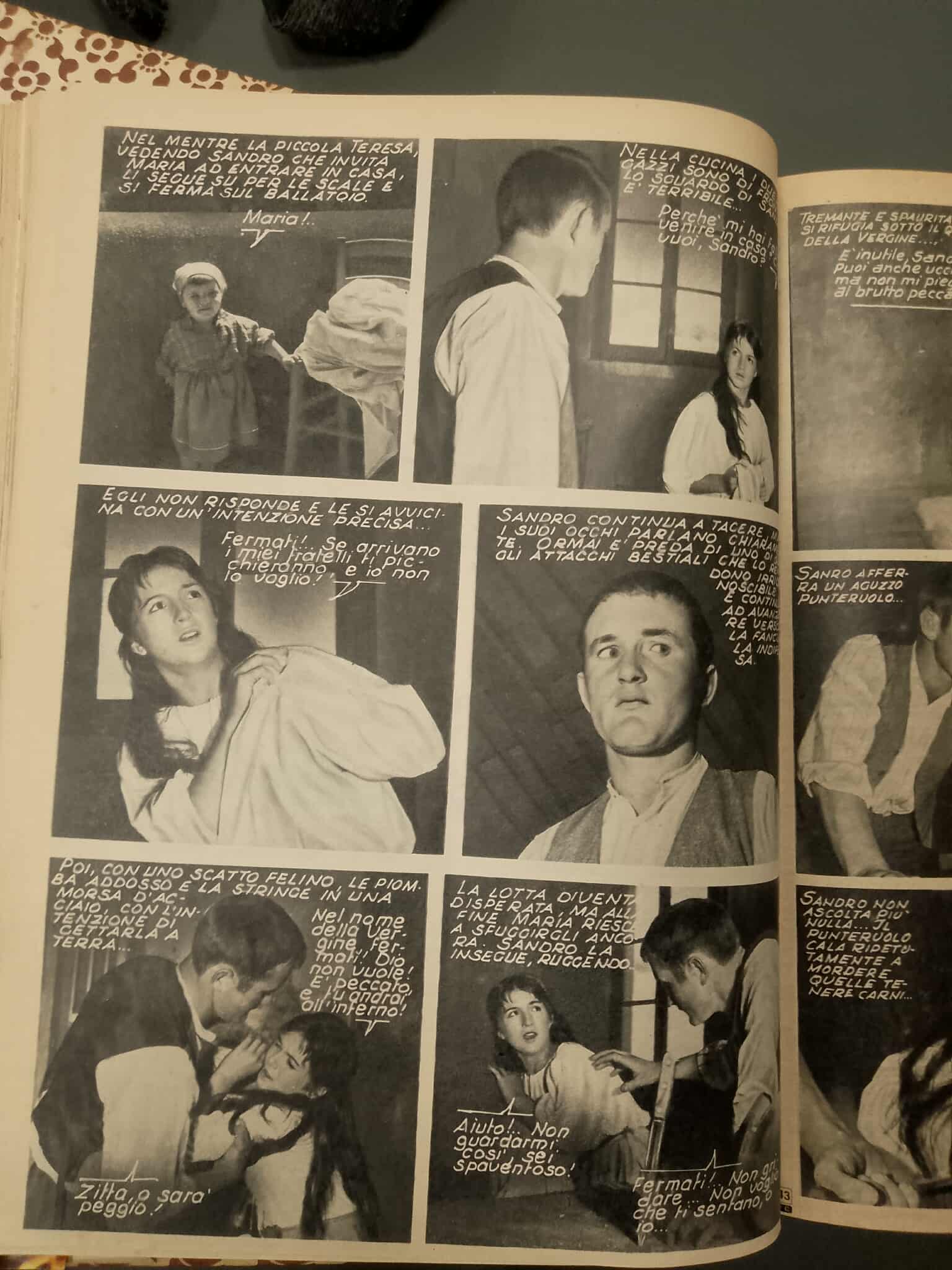 Fotoromanzo agiografico su Santa Maria Goretti