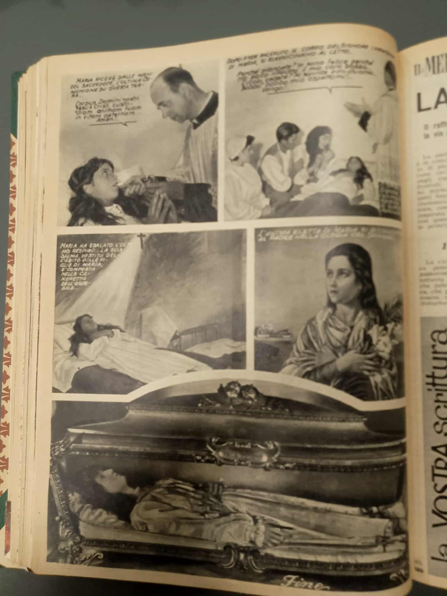 Fotoromanzo agiografico su Santa Maria Goretti