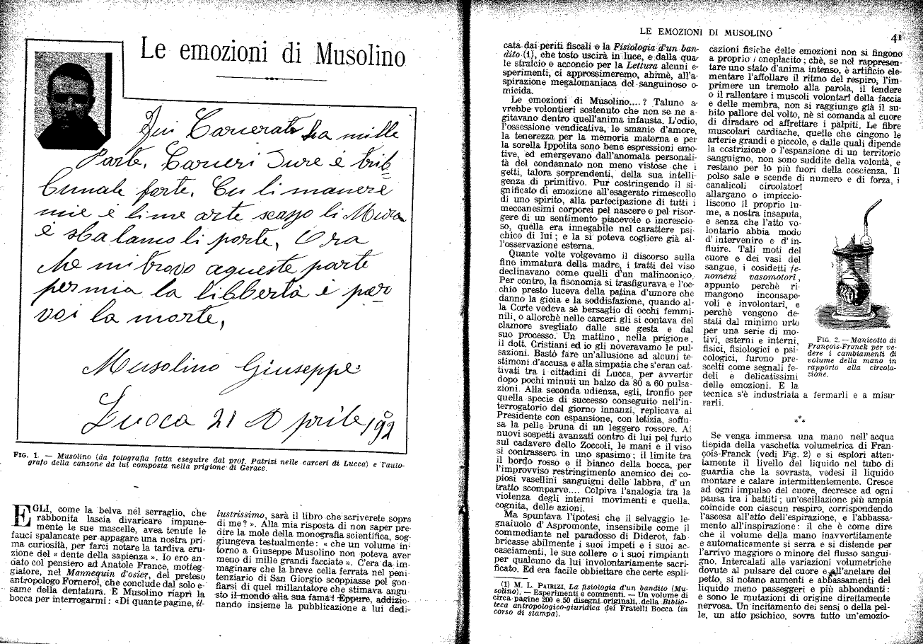 Le emozioni di Musolino