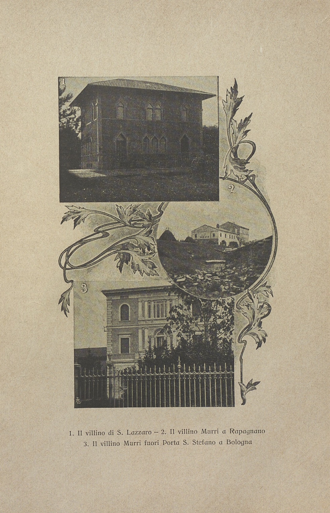 Le abitazioni della famiglia Murri