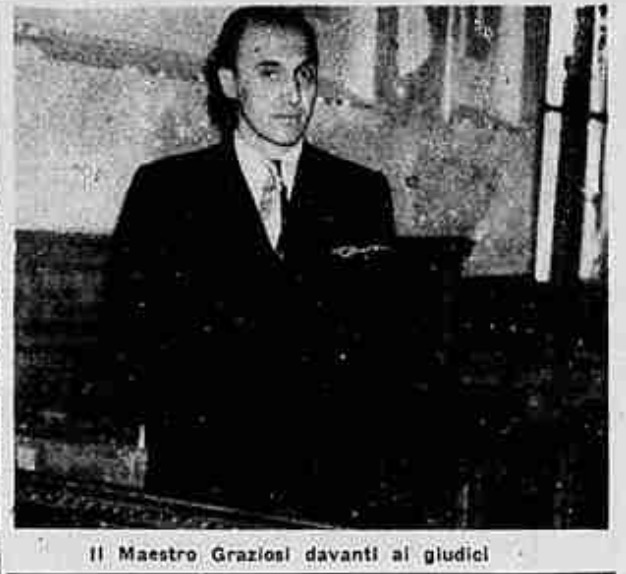 "Il Maestro Graziosi davanti ai giudici"