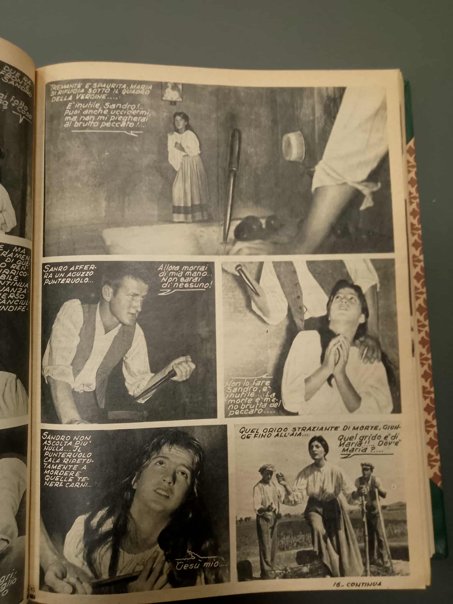 Fotoromanzo agiografico su Santa Maria Goretti