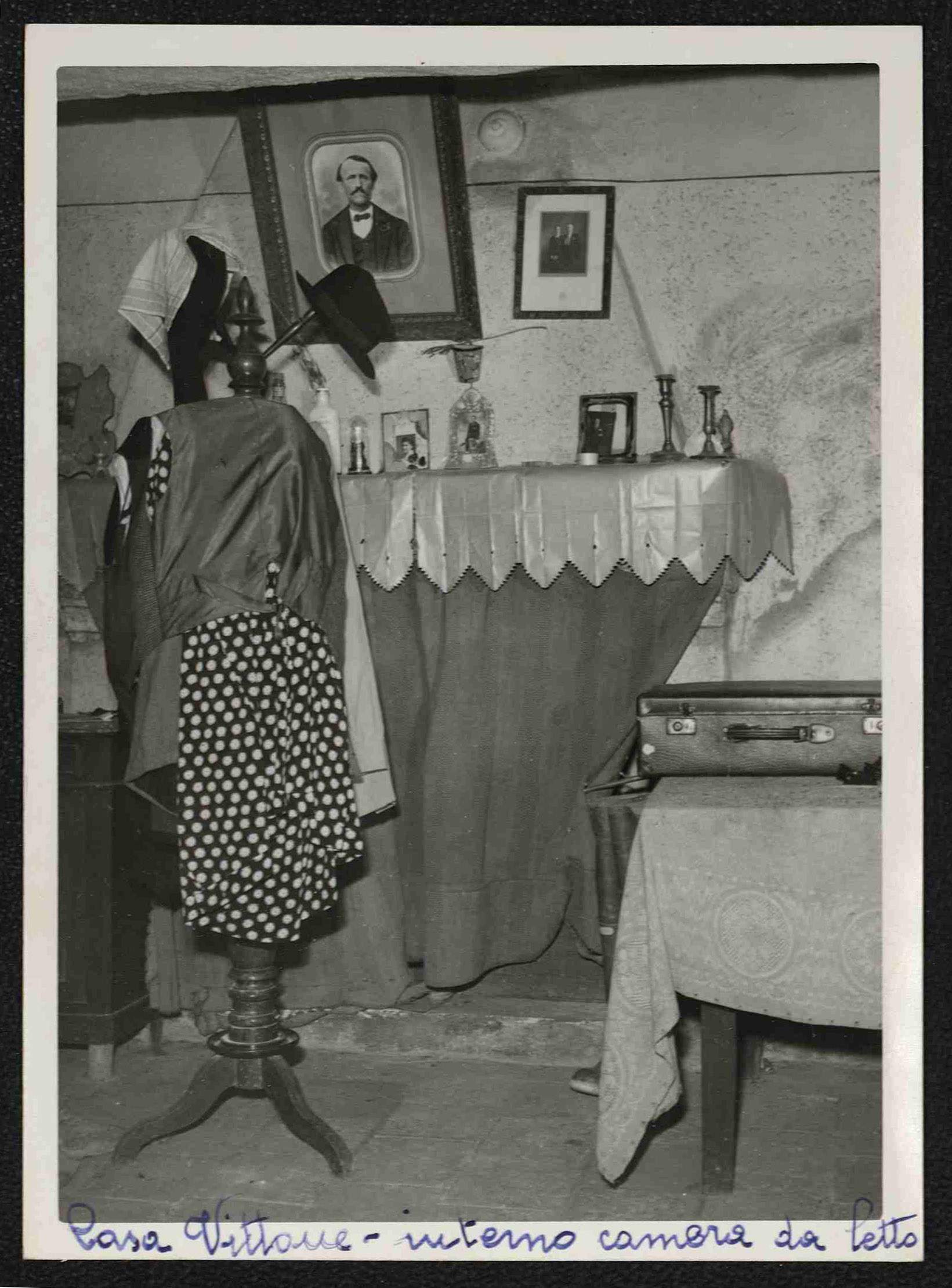 La camera  da letto  della famiglia Vittone