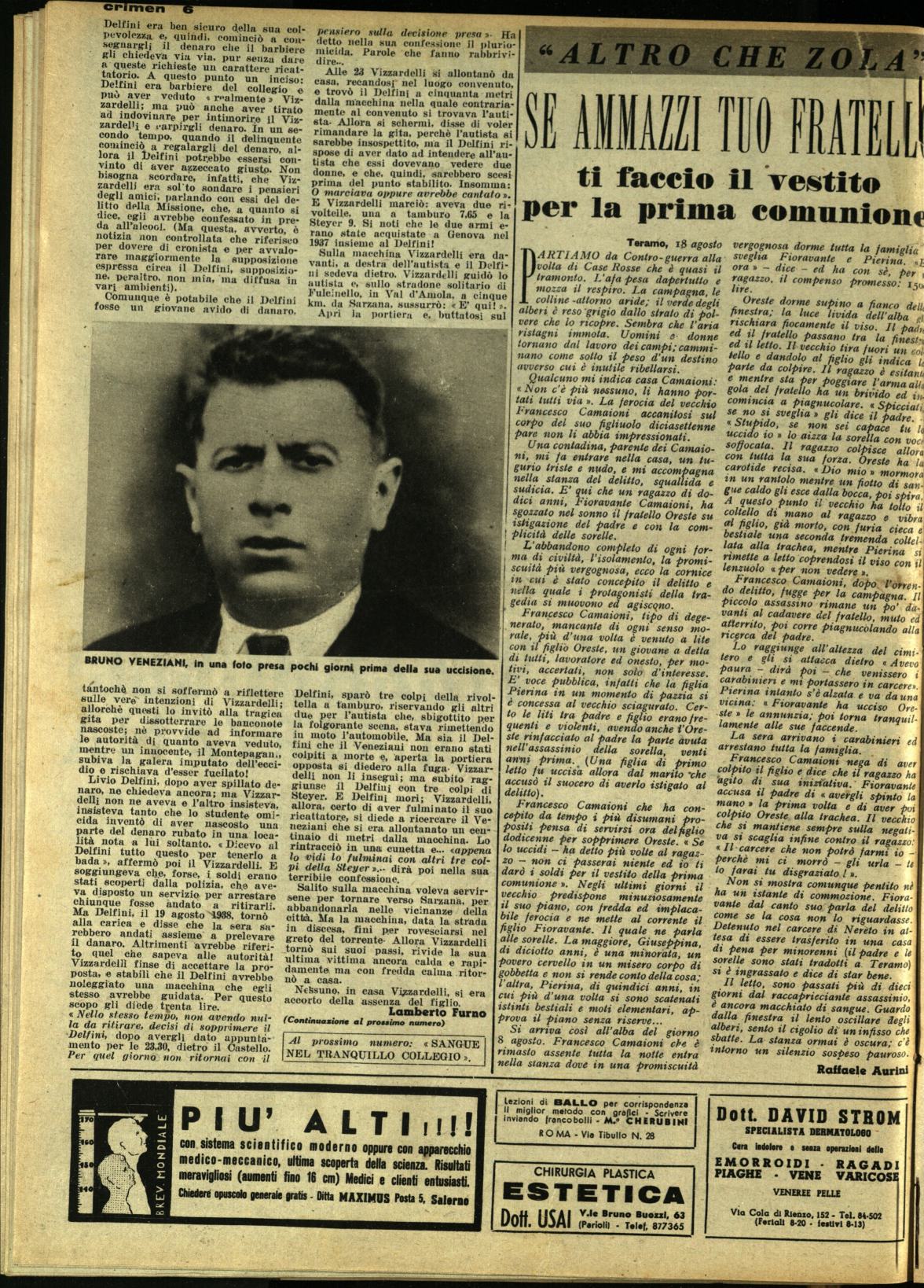 William Vizzardelli il mostro di Sarzana