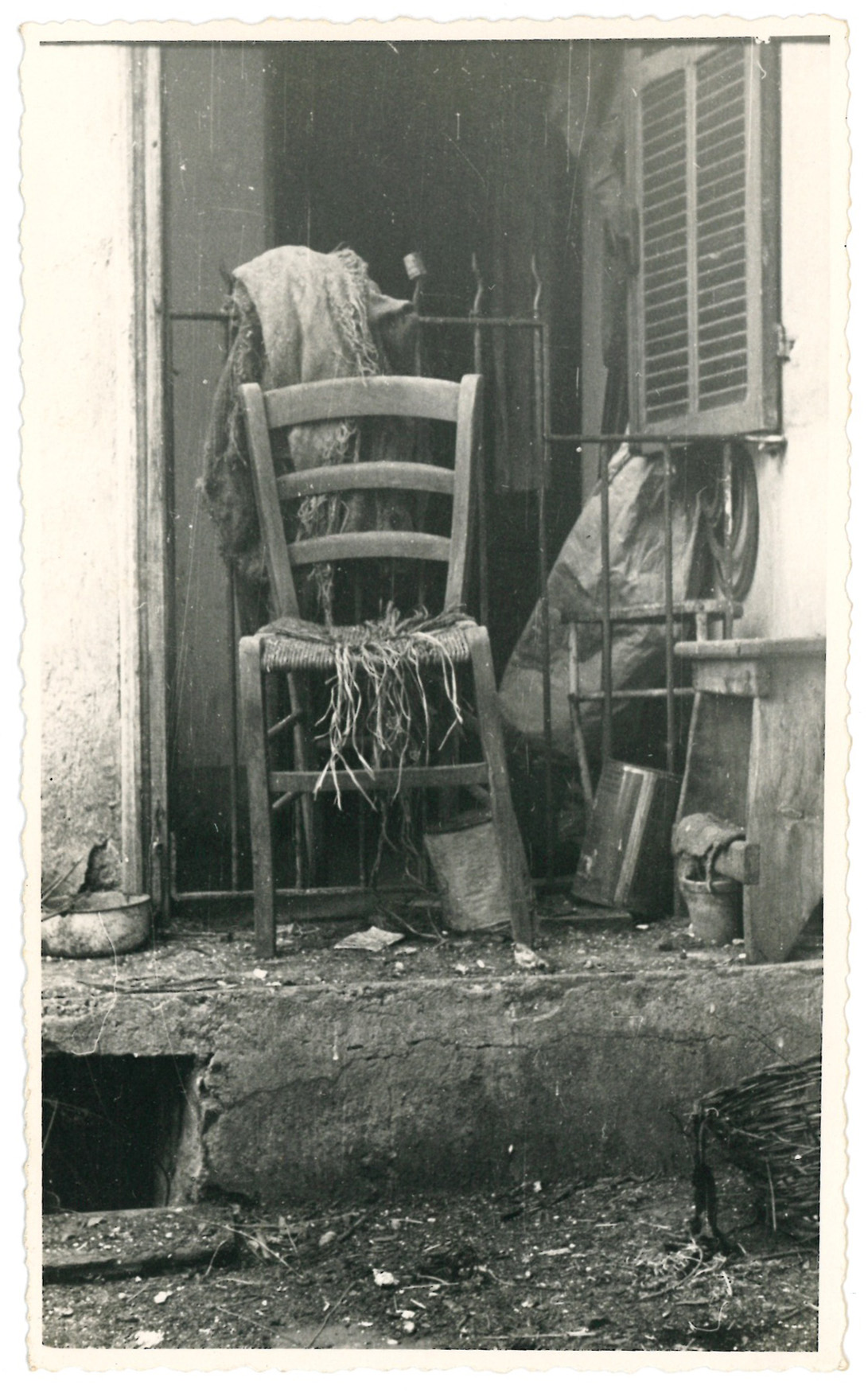 Dettaglio della casa di Angela Romele dove si è svolto il crimine