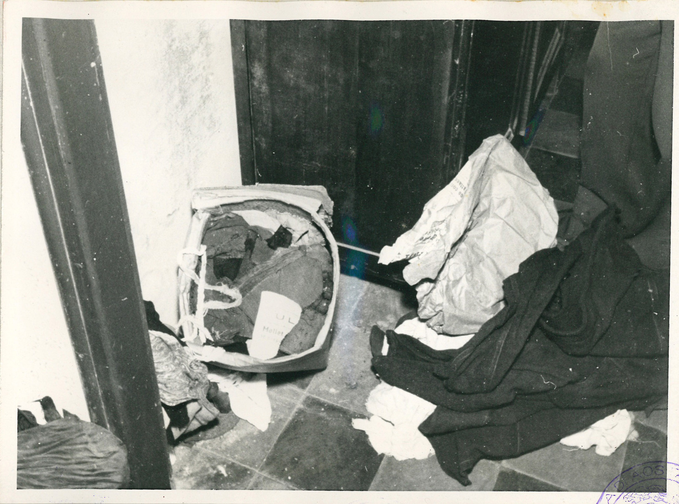 Dettaglio indiziario nell’abitazione della famiglia Perseghin-Birro