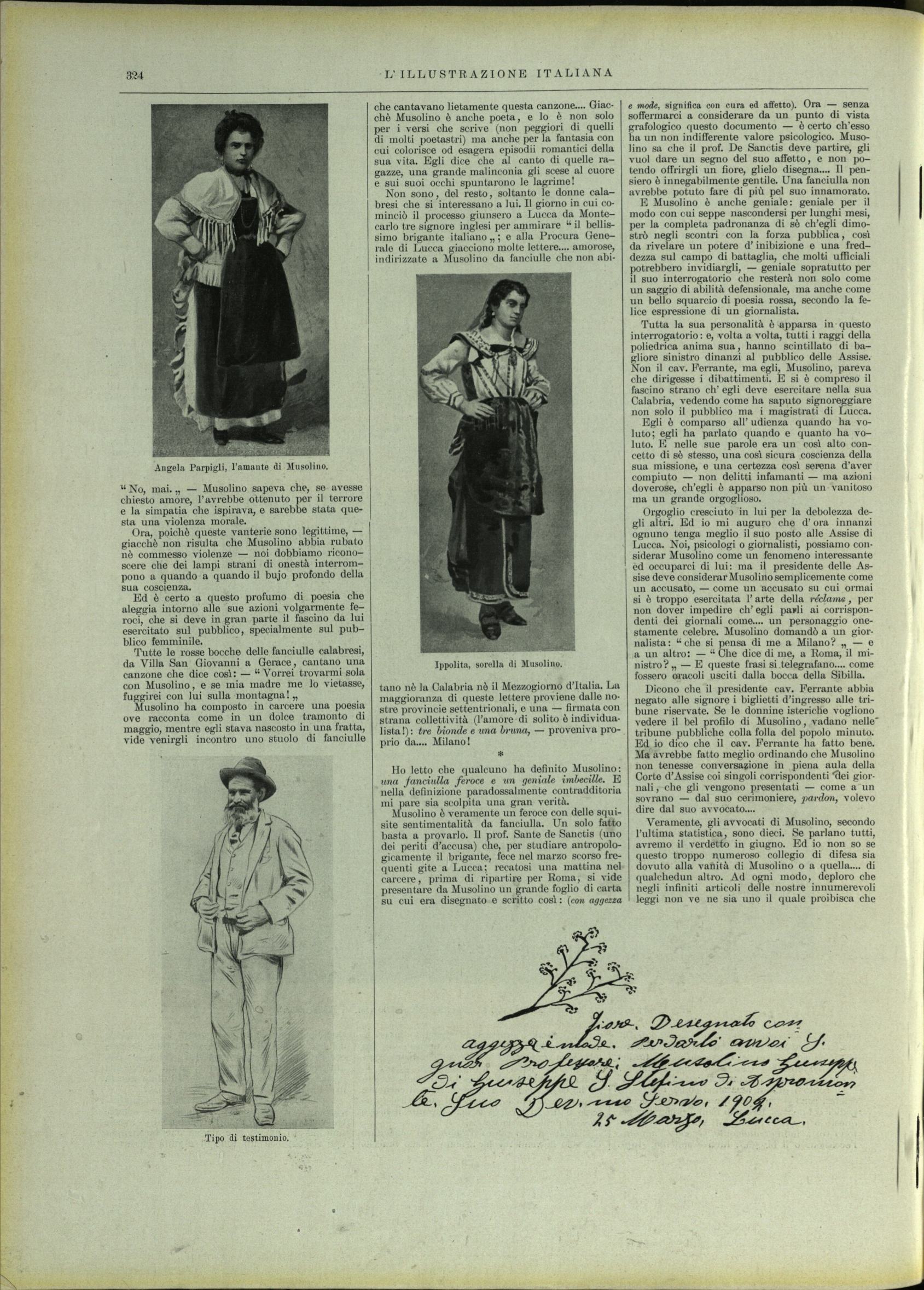 Personaggi del processo Musolino