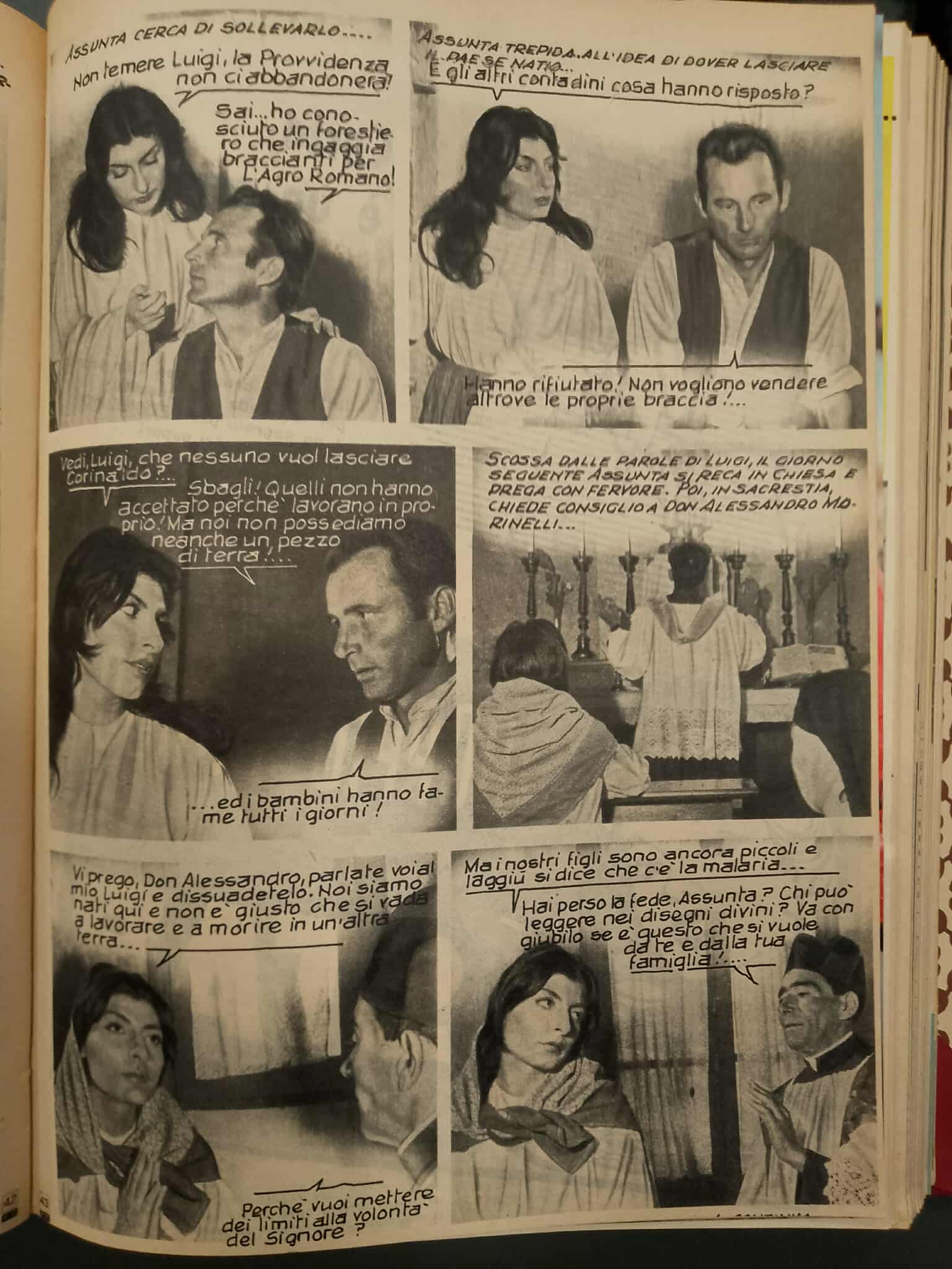 Fotoromanzo agiografico su Santa Maria Goretti