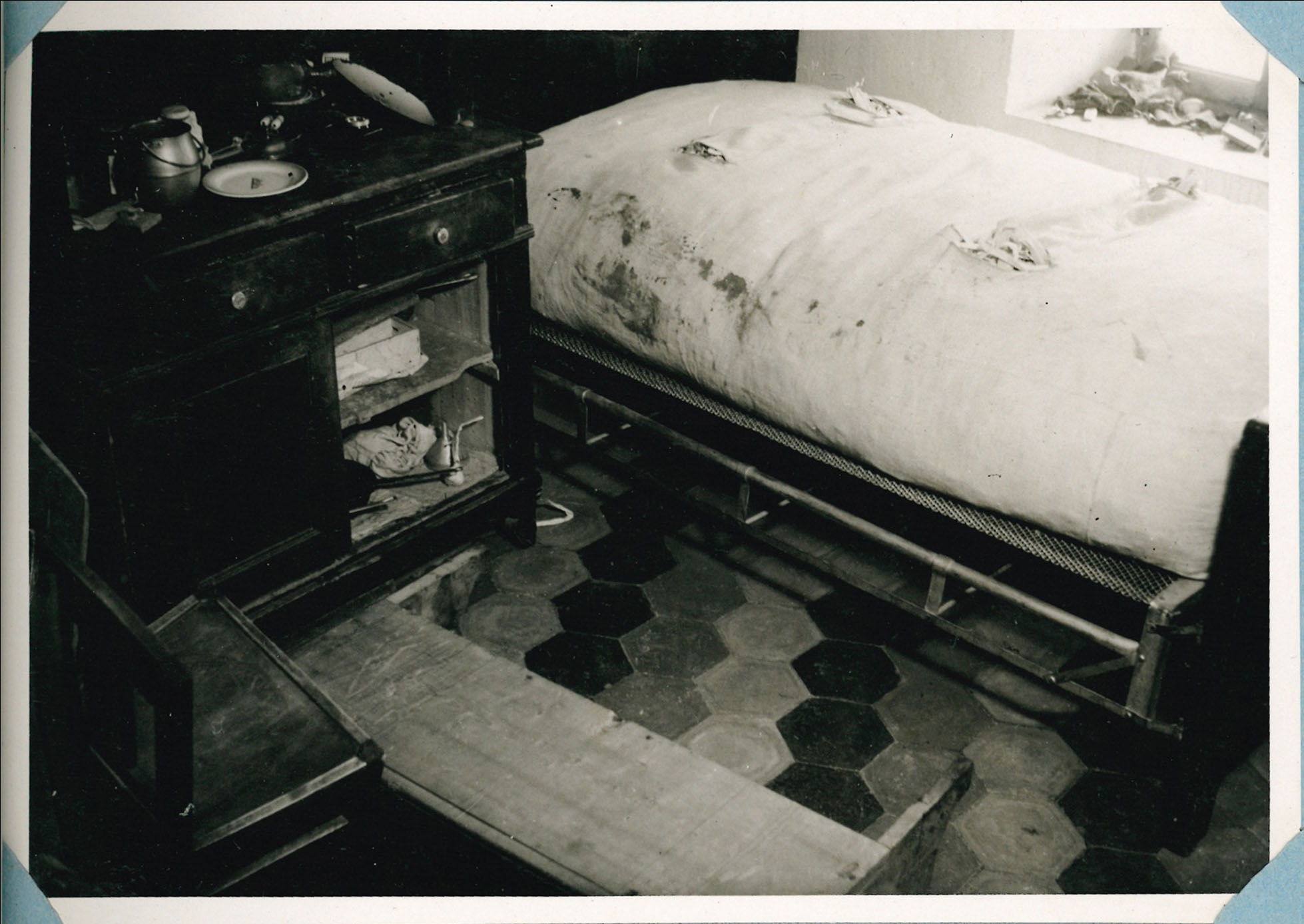 La stanza dove si è svolto il crimine