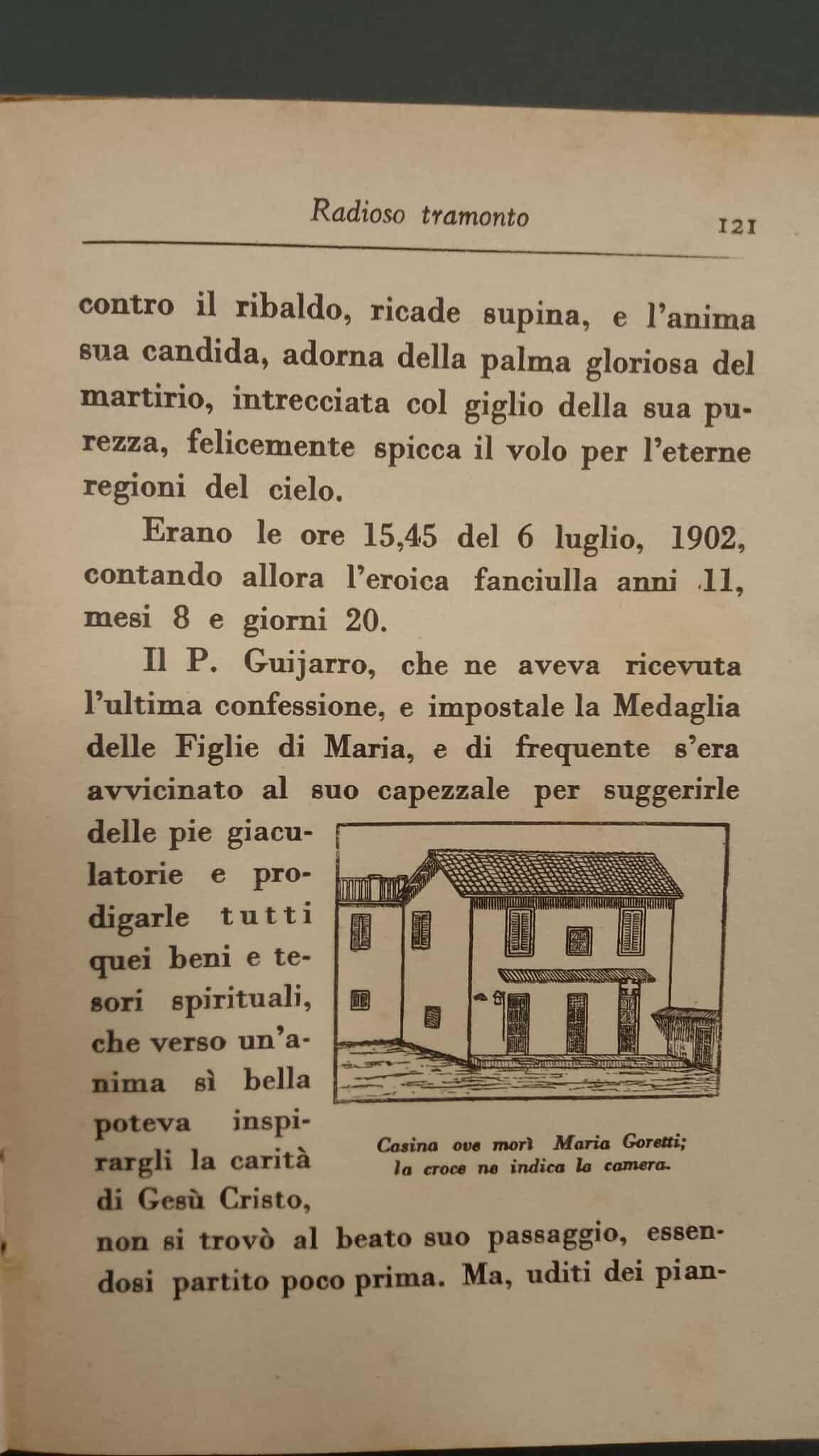 Casa in cui morì Maria Goretti