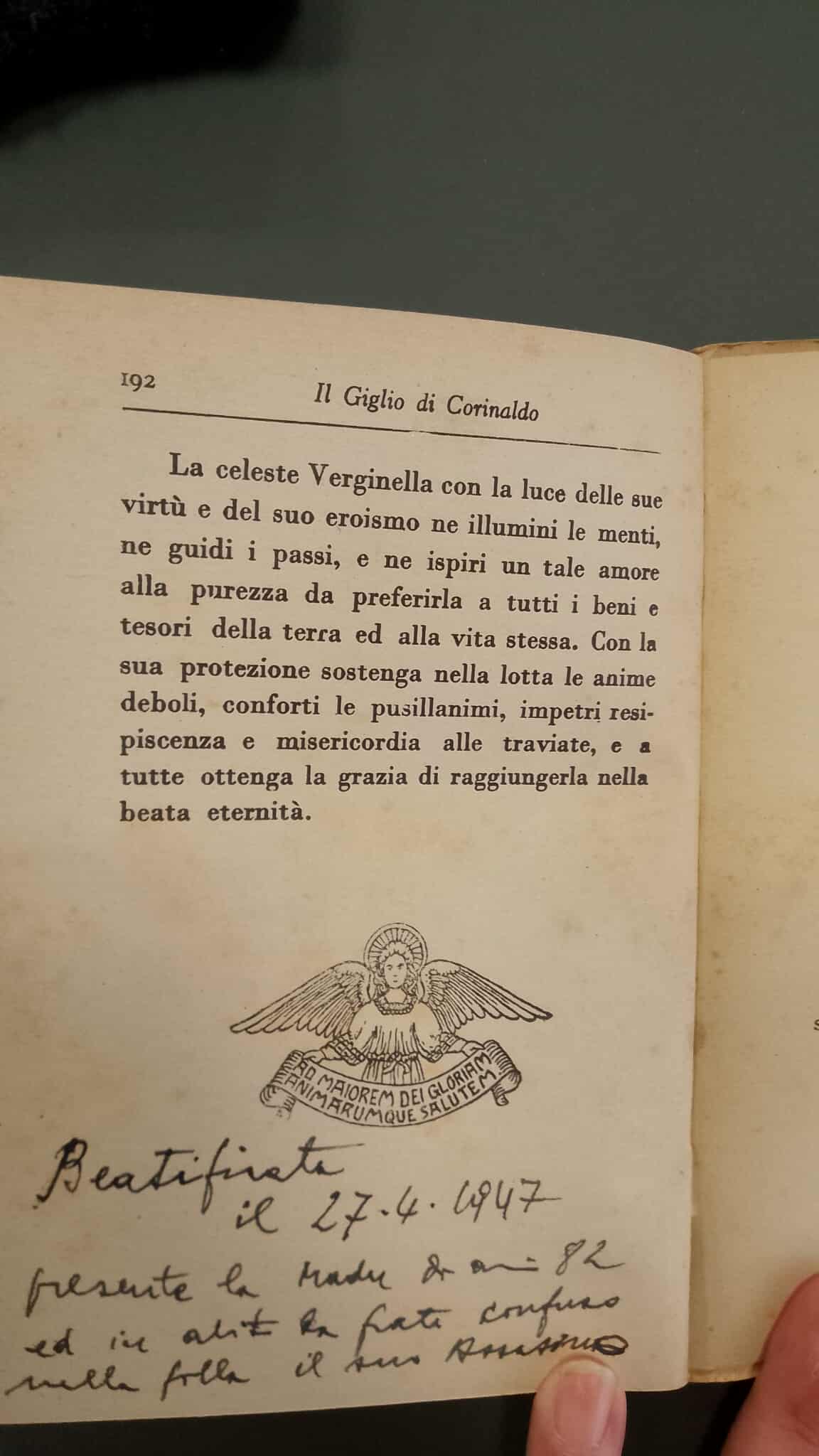 Fregio di chiusura del libro