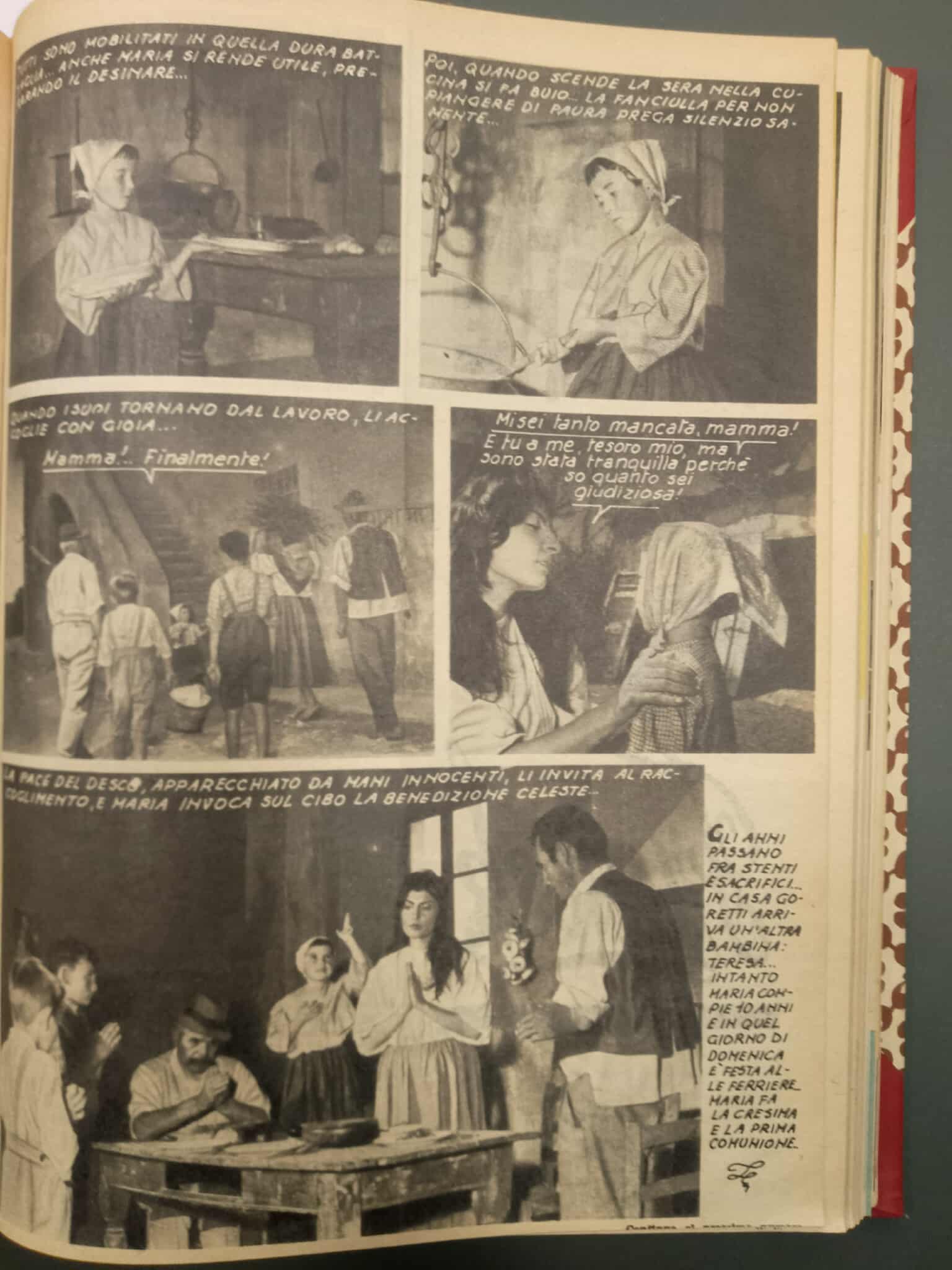 Fotoromanzo agiografico su Santa Maria Goretti