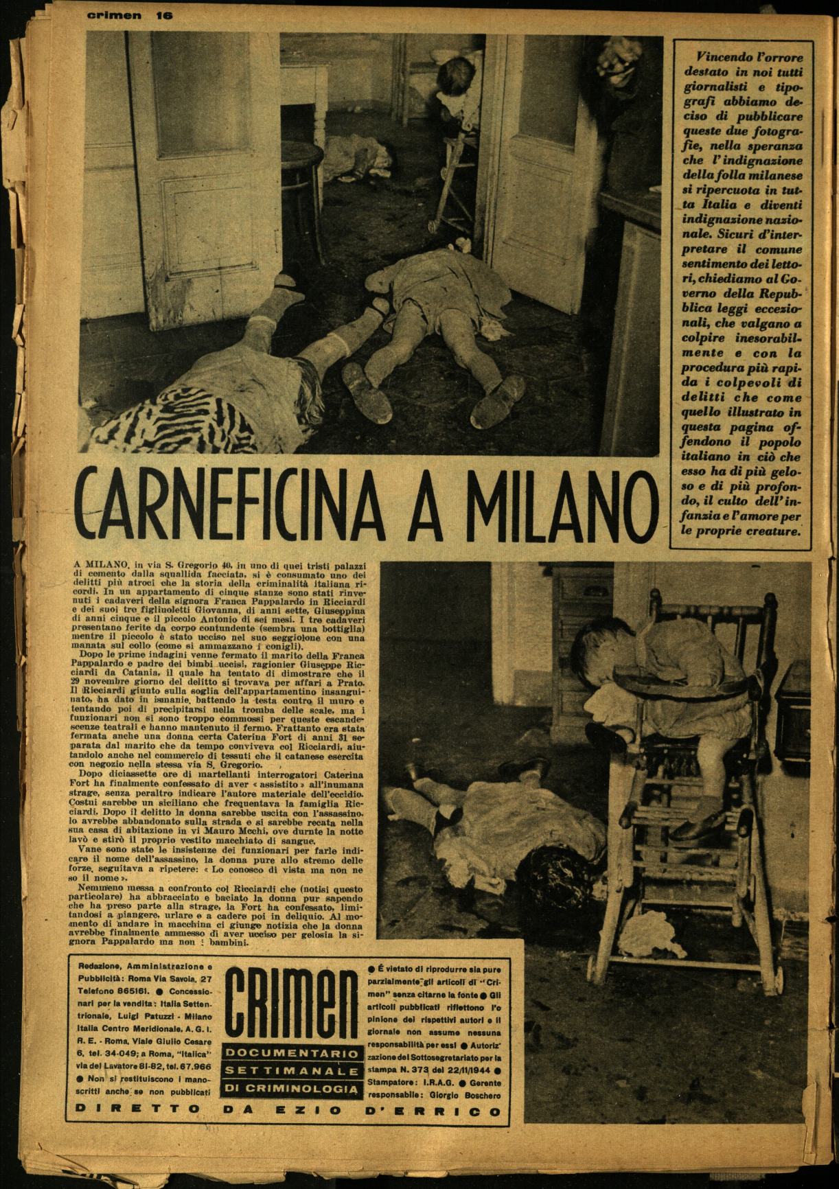 Carneficina a Milano