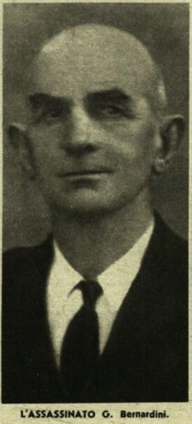 L'assassinato Giuseppe Bernardini
