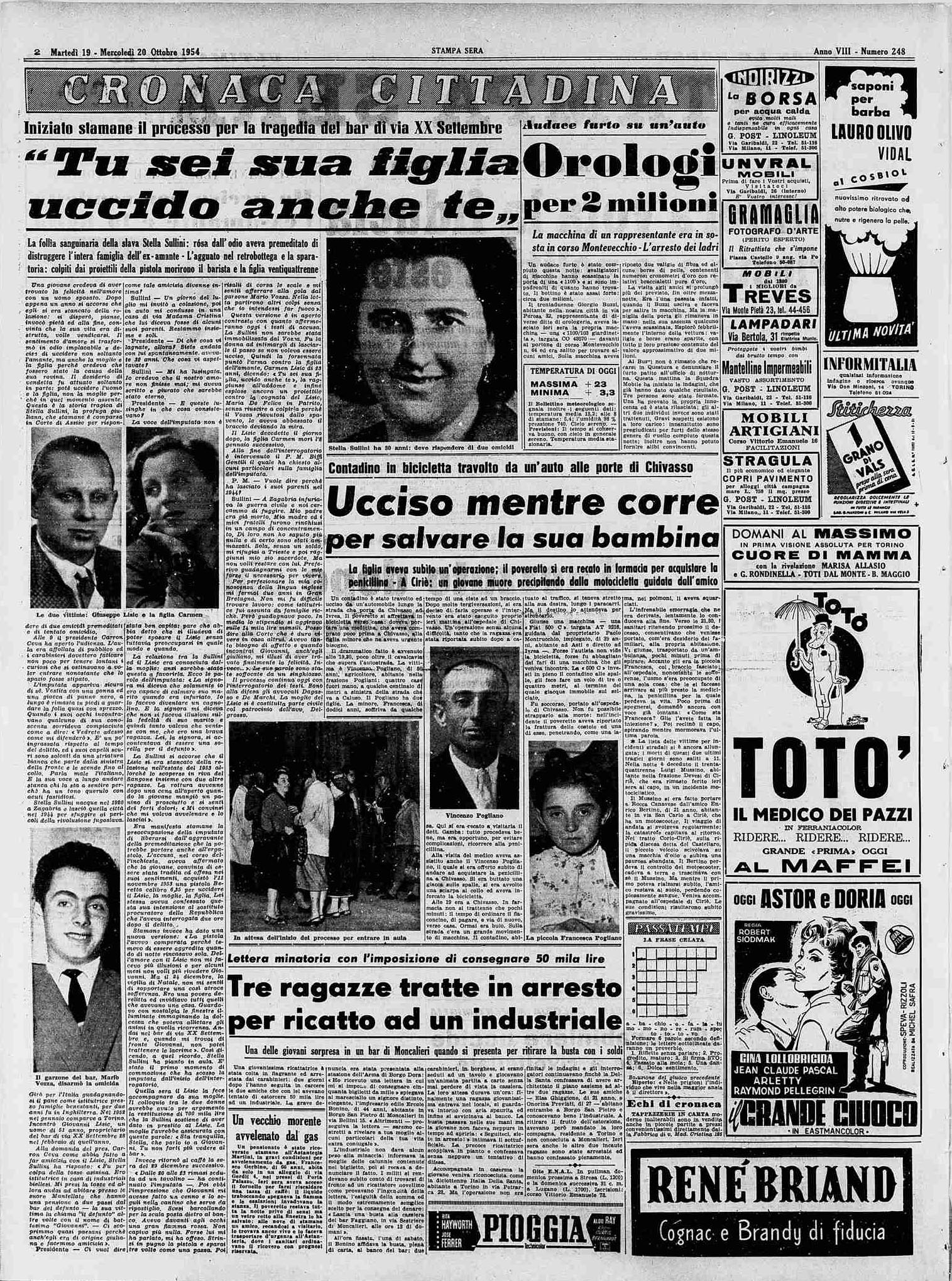 “Tu sei sua figlia uccido anche te”