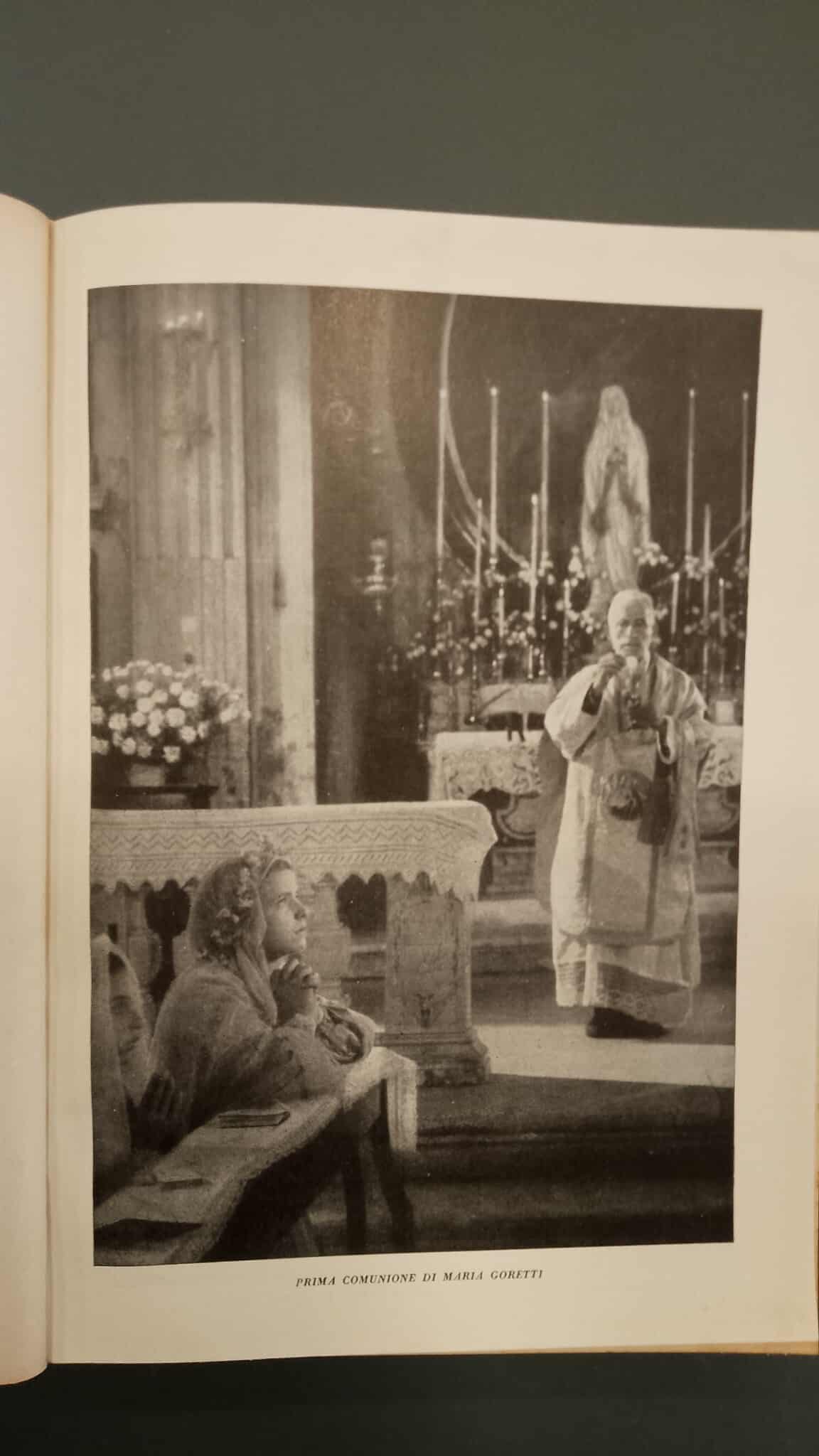 Ricostruzione della prima comunione di Maria Goretti