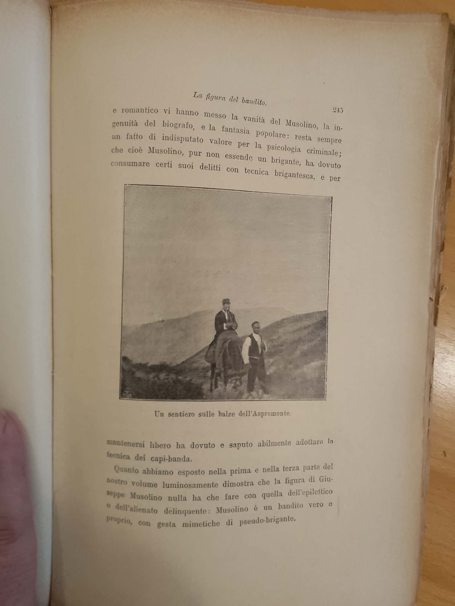 Un sentiero sulle balze dell'Aspromonte