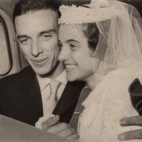 Aldo Cugini il giorno delle nozze