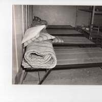 Le brandine dove dormivano Angela Cavallero e Jolanda Bergamo durante il loro soggiorno a Entrèves