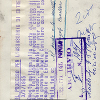 Il padre e la sorella di Angela Cavallero entrano in aula il primo giorno del processo a carico di Nadir Chiabodo