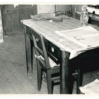 Dettaglio della cucina di Angela Romele dove si è svolto il crimine