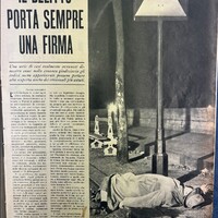 Il delitto porta sempre una firma