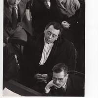 Gli avvocati Cianca e Marchesini al processo Fort (alle loro spalle la figlia di Carmelo Zapulla)