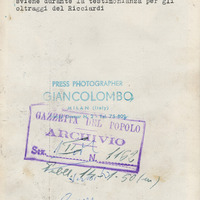 La sorella di Rina Fort sviene durante la sua testimonianza al processo per gli oltraggi del Ricciardi