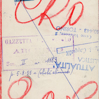 Giuseppina Toniatti, moglie di Giuseppe Faletto, si nasconde dai fotografi insieme alla cognata