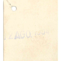 Achille Bruzzone in seggiovia, Abetone (PT), 12 agosto 1954