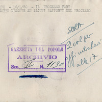 Un momento del processo Fort