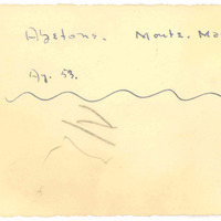 Jole Giannelli sul monte Maiori, Abetone (PT), agosto 1953