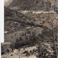 Veduta di Entrèves con indicazioni sulla dinamica del delitto