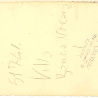 Achille Bruzzone (?) in una fotografia dei primi anni Cinquanta