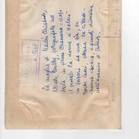 La moglie di Nadir Chiabodo, Nicole Pouly, fotografata ad Aosta in piazza Chanoux